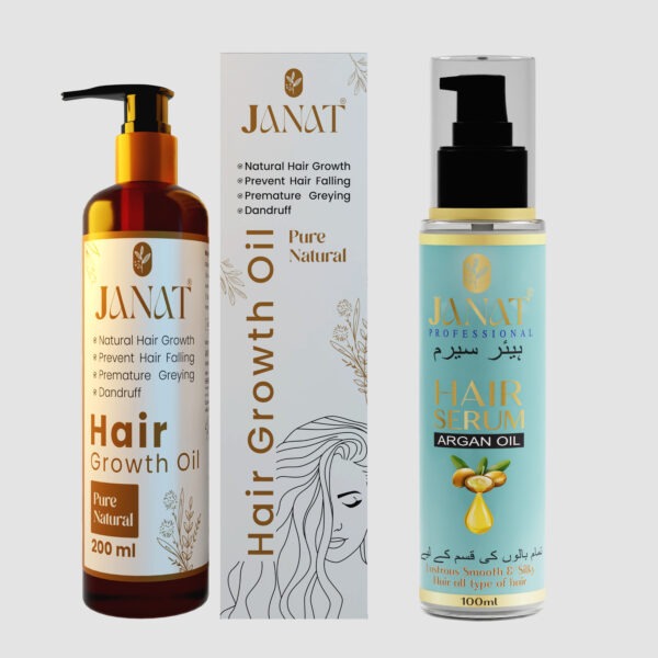 JANAT HAIR OIL AND JANAT HAIR SERUM